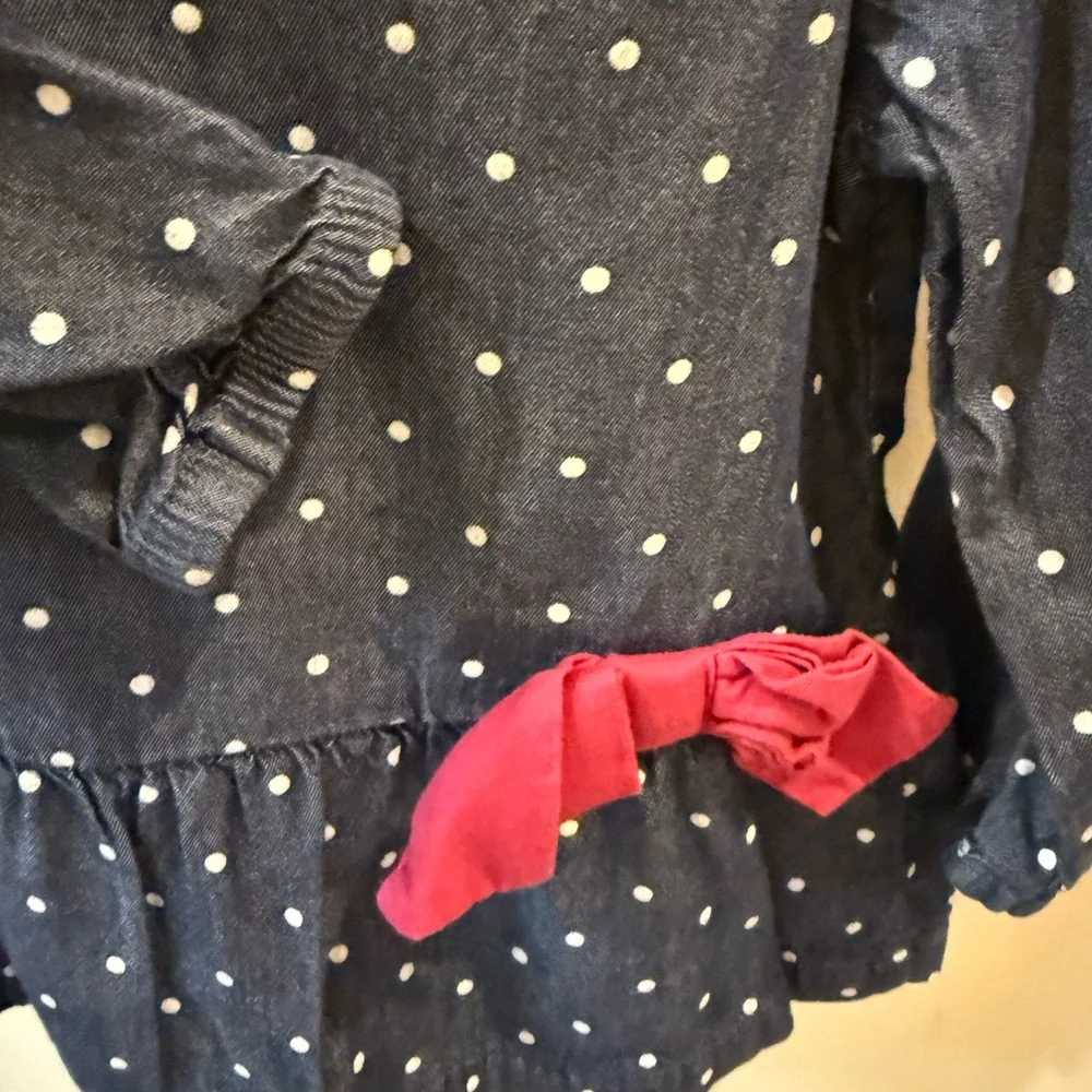 Genuine Kids Toddler Girls FALL Outfits Denim Shirts Tweed Skirt